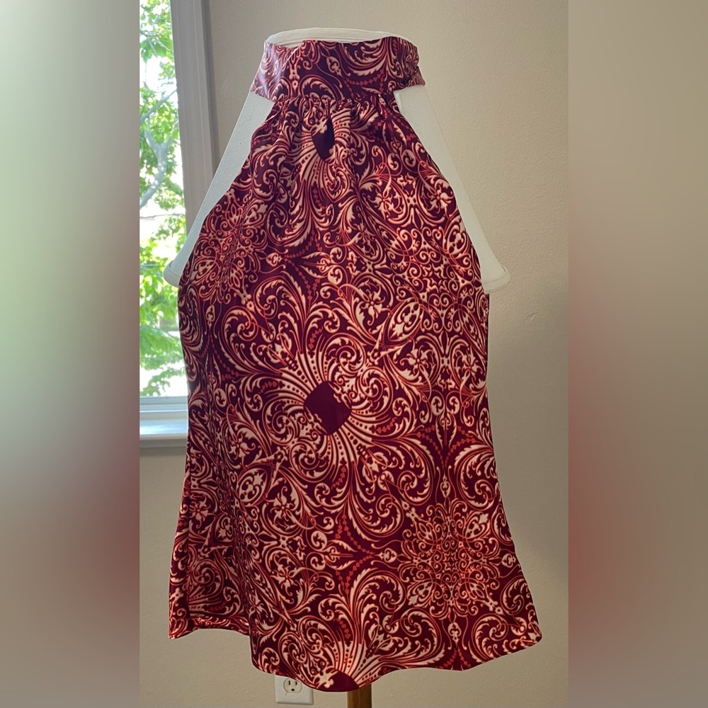 Floral boho halter neck top